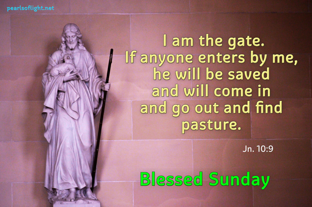 I am the gate. If anyone enters by me, he will be saved…