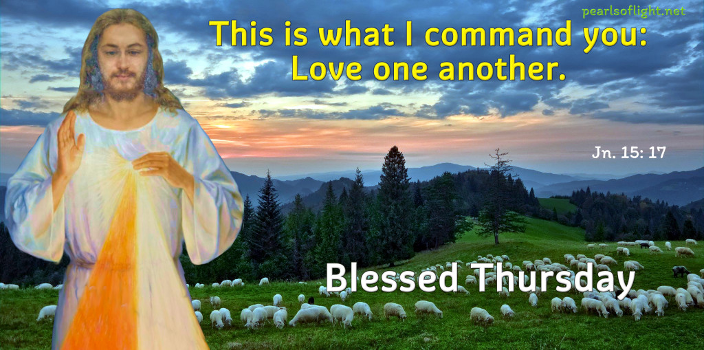 This is what I command you: Love one another.